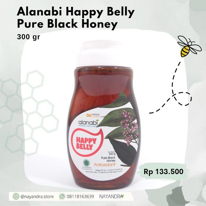 

Madu Murni Pure Black Honey Alanabi Happy Belly