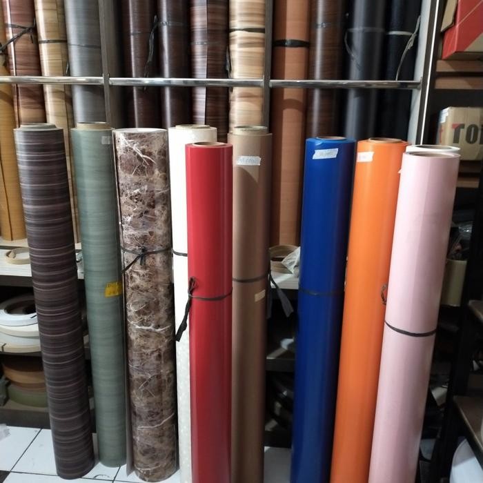 Decosheet PVC Putih Doff Tipis Pelapis mebel Furniture lemari Meja