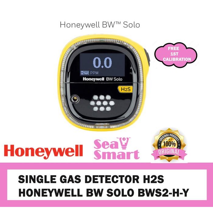 Single Gas Detector Honeywell BW Solo H2S ORIGINAL Terlaris