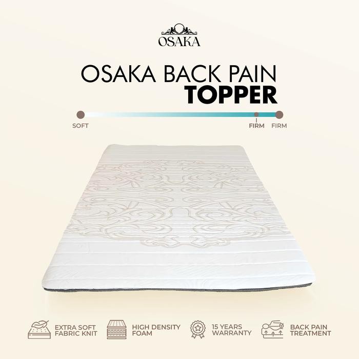 topper Orthopedic BACK PAIN topper 6cm Karet Kasur Foam