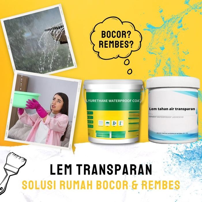 LEM ANTI KEREMBES X2000 Lem Transparan Waterproof Anti Bocor Terlaris