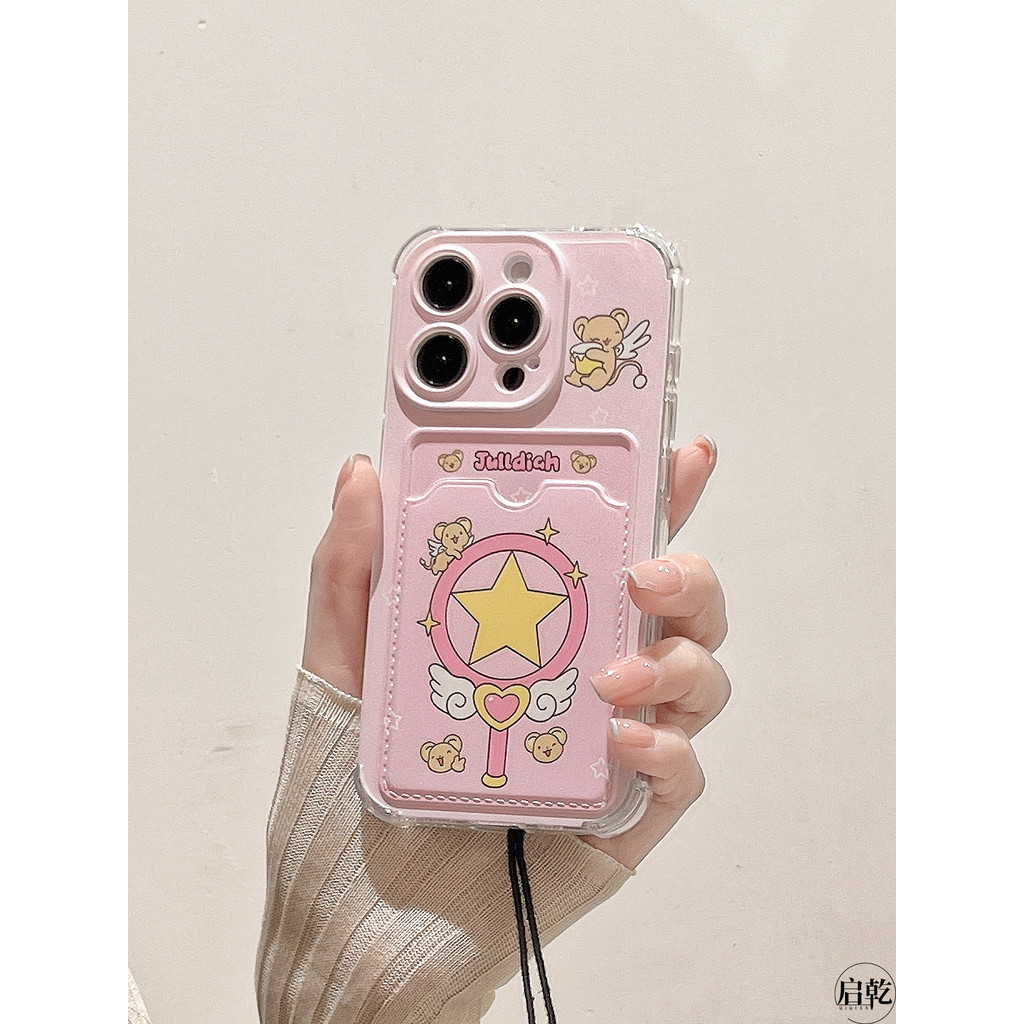 Sailor Moon Kartun Creative Fashion Lanyard Casing Oppo A6x A6s A6 A6 Pro A5i Pro A5 2025 Reno 14F  