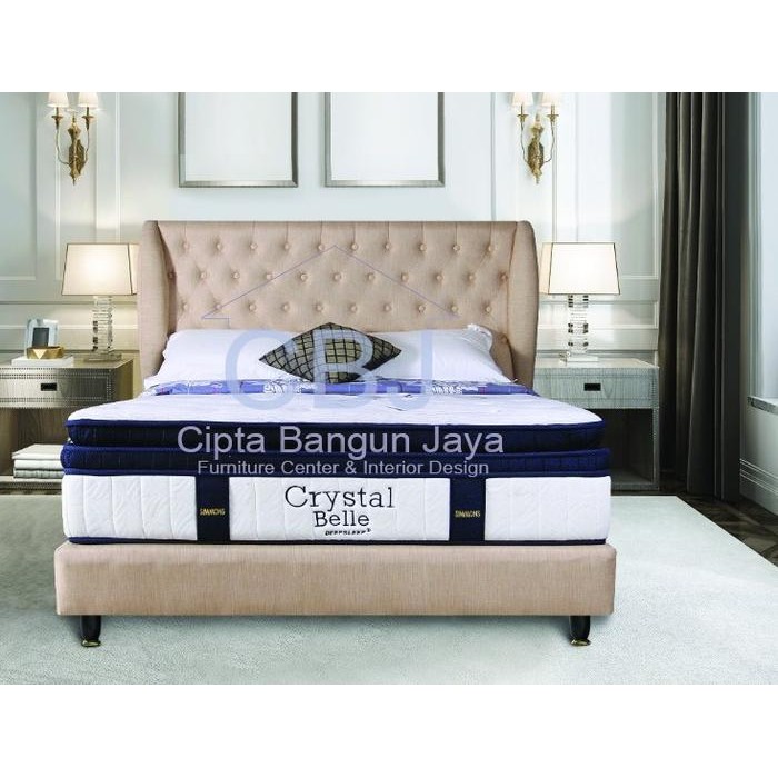 Simmons Kasur Springbed Crystalbelle - 180X200 - Full Set