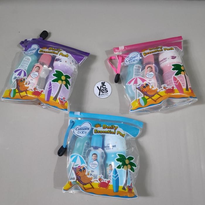paket mini bag perlengkapan mandi bayi cusson cussons baby kado set