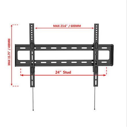 Curved Panel TV Wall Mount Bracket LCD ULED OLED Monitor Arm Fit for 32"~70" Max Support 40KG Weight