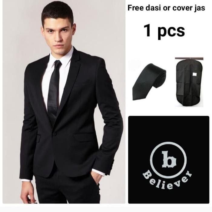 Blazer pria/Jas pria/jas resmi pria/jas resmi premium fullblack