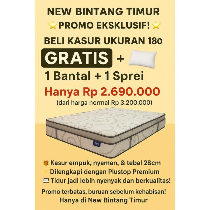 Spring Bed Romance Feelings 180 X 200 Mattress Only Free 2 Bantal