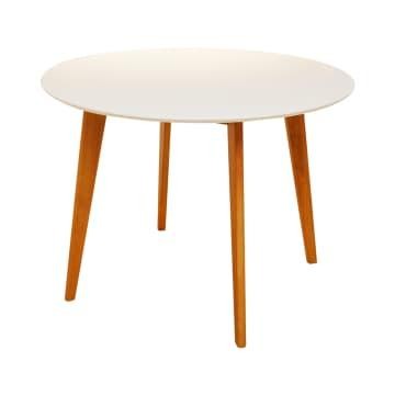 Lazio Set Meja Makan 4 Kursi - Putih