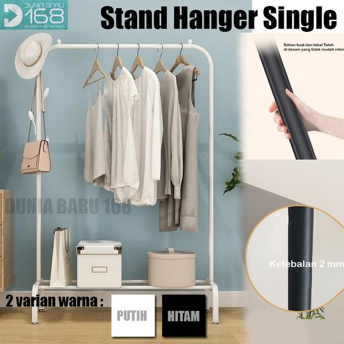 Dijual Rak Baju Besi/ Stand Hanger Gantungan Baju Besi/ Tiang Gantungan Unik