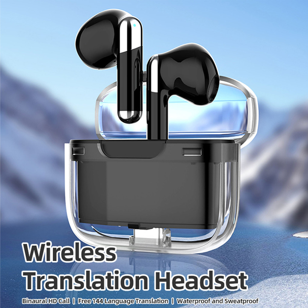 Language Translator Earbuds Bluetooth Translator Earphone Fast Noise Cancellation Intelligent