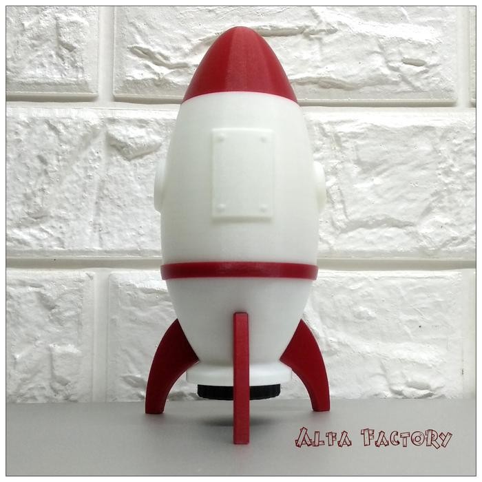 Mainan anak laki perempuan edukasi Rocket Roket Nussa Nasa Pesawat