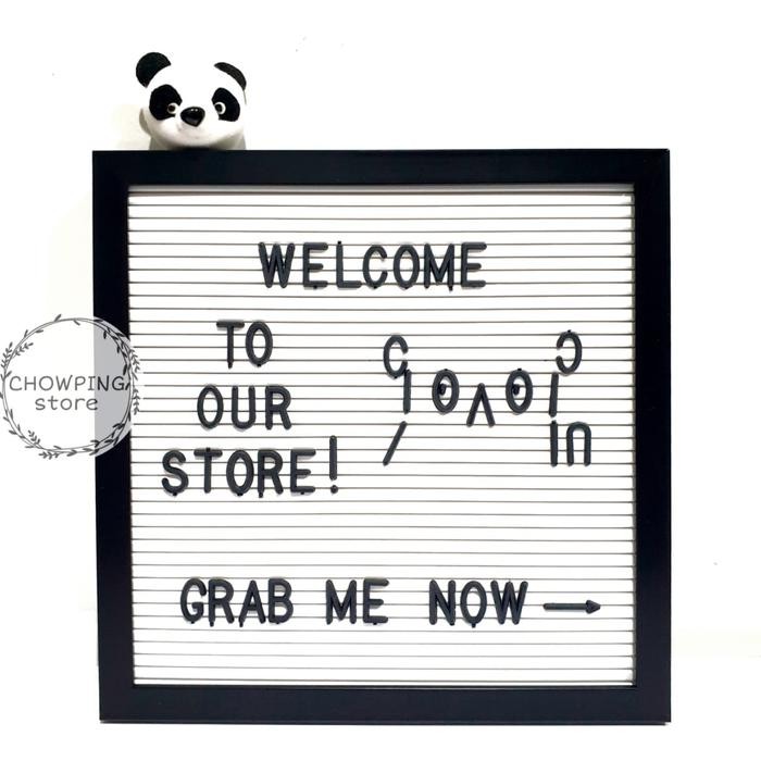 

Ready- Papan Huruf / Diy Changeable Letter Board Dekorasi Rumah Baby Cafe