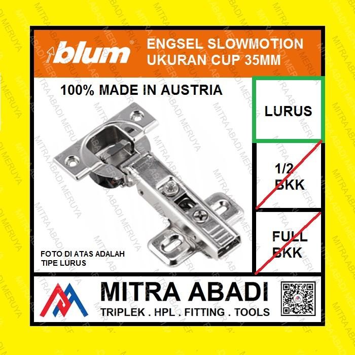 Engsel BLUM Engsel Sendok BLUM Slowmotion Lurus