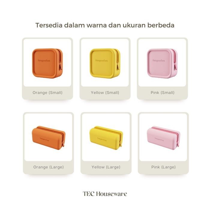 

TECBOKSU tas makeup pouch organizer kosmetik makeup
