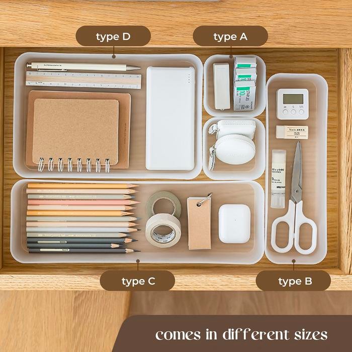 

TECMISO Organiser Laci Sumpit Sendok Organiser Kamar Laci Sekat Laci Kotak Penyimpanan Multi Fungsi