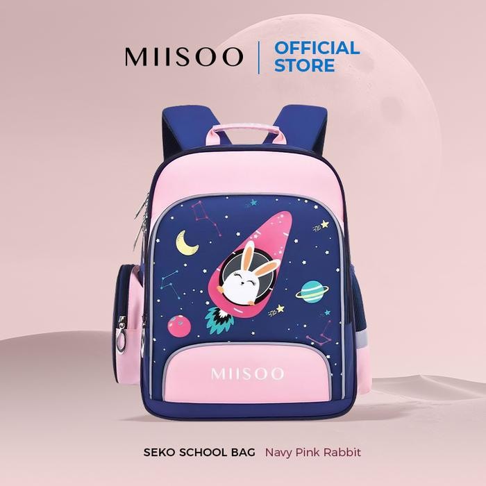 

MIISOO Tas Sekolah Seko School Bag Tas Sekolah Anak/Tas Ransel Anak/Tas Karakter Lucu/Tas Sekolah