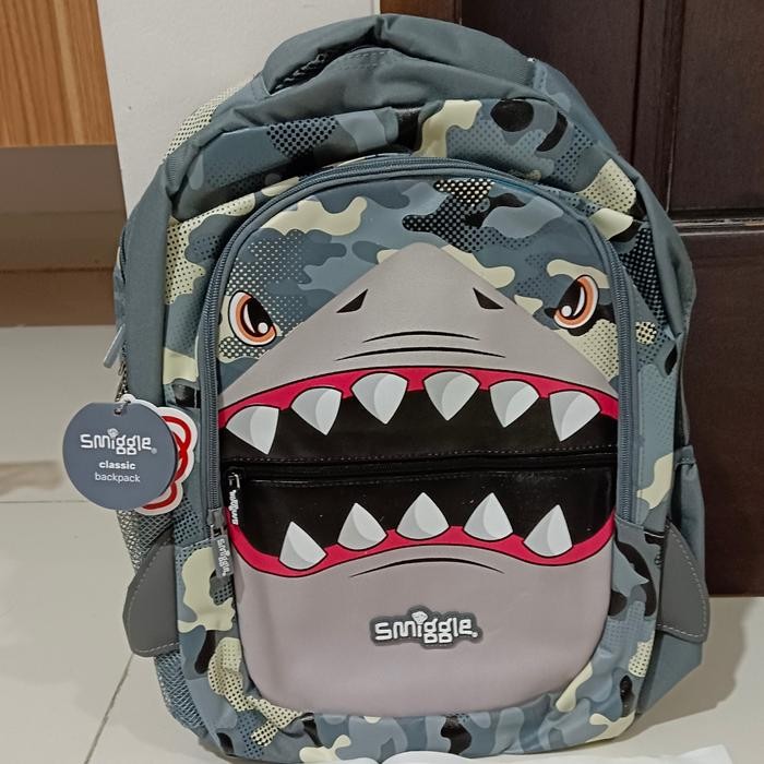 Smiggle Shark Budz Backpack/ Tas Ransel Anak/ Kado