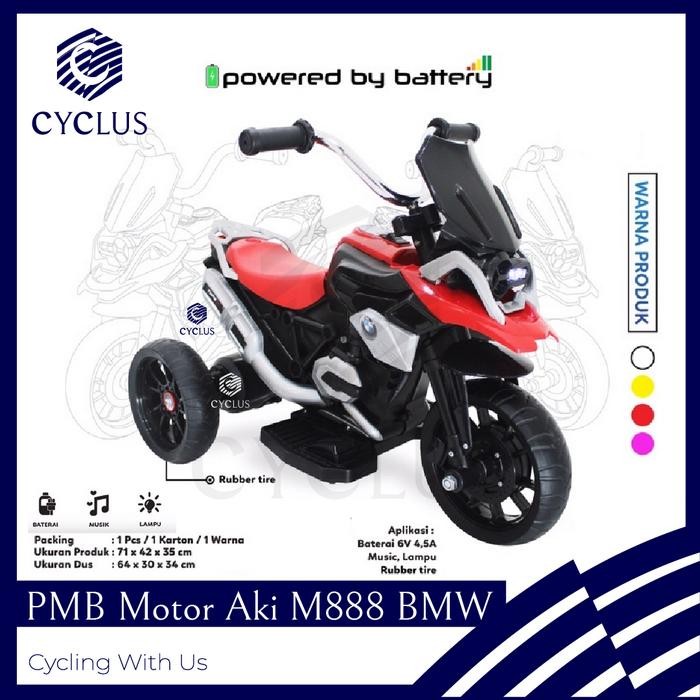 Motor Listrik Aki Mainan Anak Ninja PMB M-888 M888 Murah