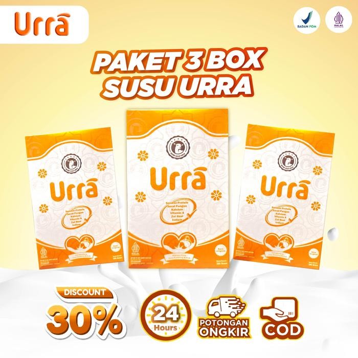 

Susu Urra - Kambing Saneen- Keluarga Sehat - 3 Box