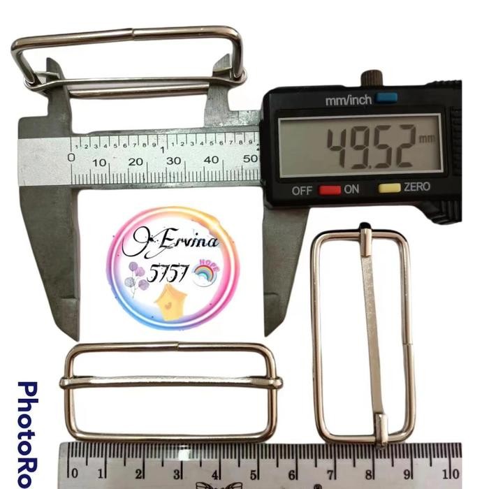 ring jalan / ring tas / ring sre ukuran 5cm nikel / 100pcs