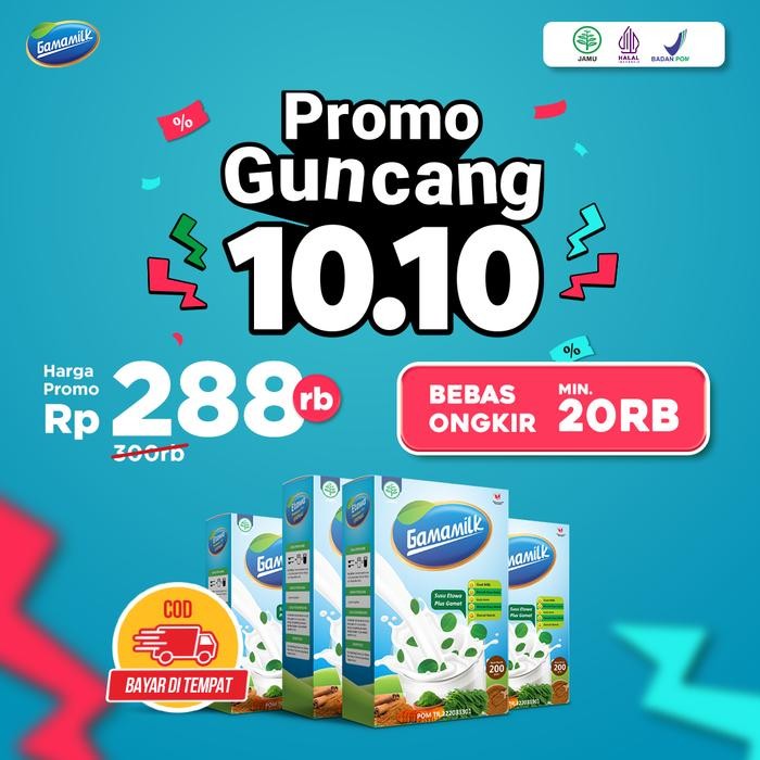 

[PAKET HEMAT 4 BOX] - Susu Etawa Plus Gamat GAMAMILK Terbaik