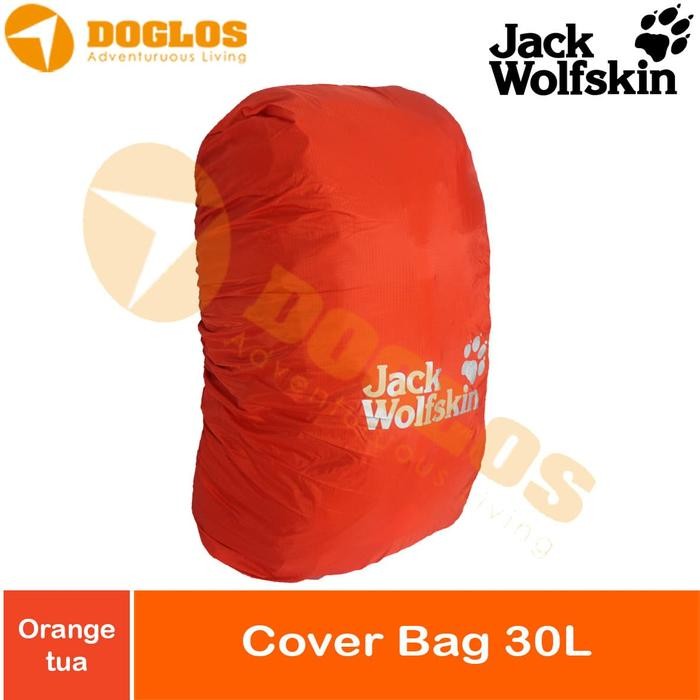 Rain Cover bag 30 Liter JWS Jack Wolfskin tas ransel Daypack laptop