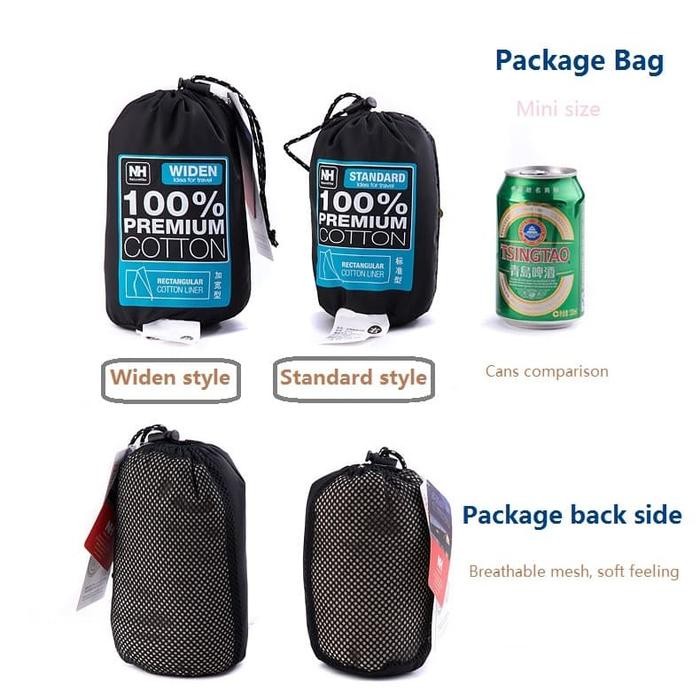 NATUREHIKE SLEE BAG LINER NH15S012-D SELIMUT KANTONG TIDUR