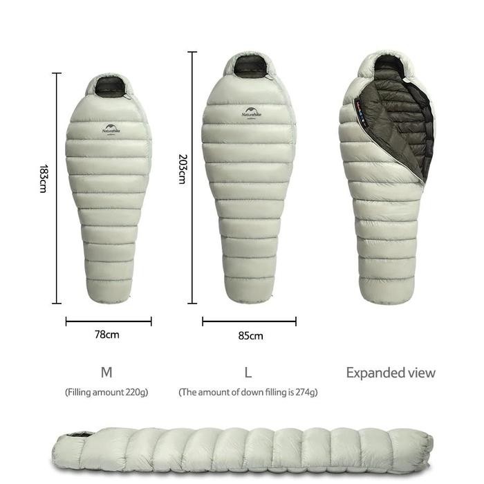 SLEE BAG FIREWORK DOWN BULU ANGSA NATUREHIKE NH21YD001 ULTRALIGHT