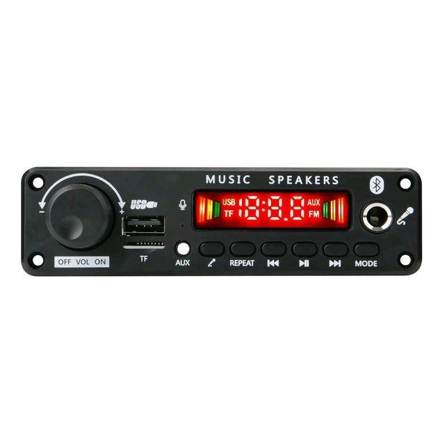 Modul Mp3 Player Stereo Bluetooth Plus Power 2X100W 200W Karaoke Mic Echo Terlaris
