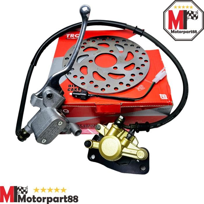 REM CAKRAM DEPAN ASSY KOMPLIT MASTER REM SET MIO J MIO SOUL GT 115 FINO 115 TRQ