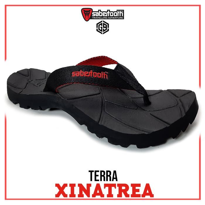 SABERTOOTH Sandal Gunung Traventure Pria Wanita Terra Xinatrea Sendal Kasual Jepit