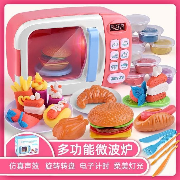 Mainan Oven Anak Masak Masak / Mainan Microwave Anak - Bisa Berputar
