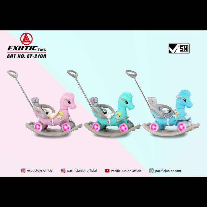 Ride On Exotic Et 2108 Mainan Kuda Kudaan Anak Unicorn