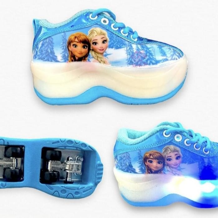 Sepatu Roda Anak Laki Laki Roda 4 Led