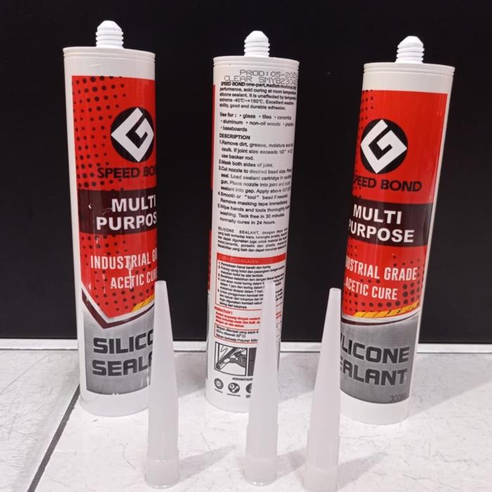 Handsome Lem Sealent Kaca Silicone - clear *