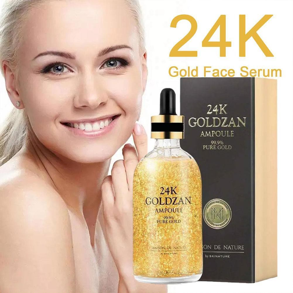 IMPORT 24K Gold Hydrating Essence Moisturizing Anti-aging Anti Wrinkle Snail Serum Face Cream