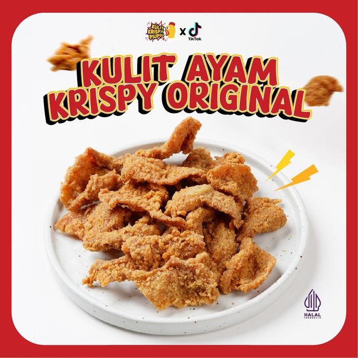 

New Kulit Ayam Crispy PiuPiu Cemilan Ukuran 125gr / 250gr / 500gr Food Snack Rasa Jalapeno /