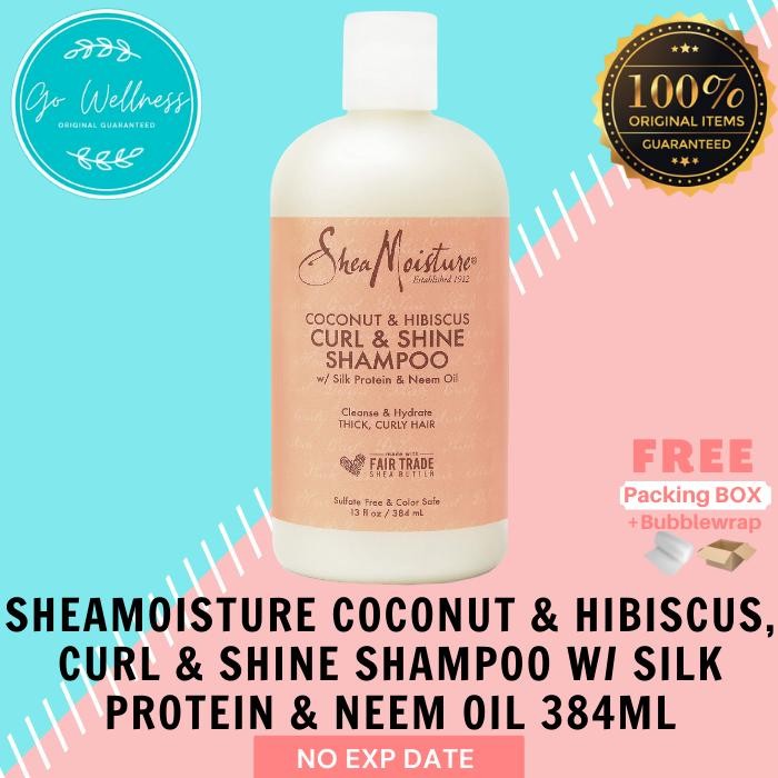 SheaMoisture Coconut & Hibiscus Curl & Shine Shampoo 384ml