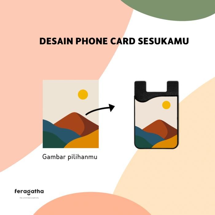 

Feragatha Hardcase Fullprint Custom Bebas Phone Card Holder