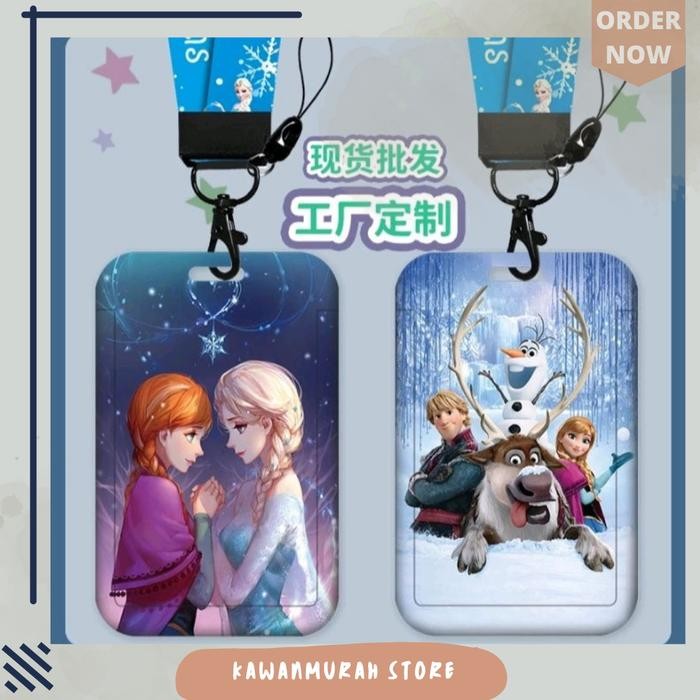 

Lanyard ID Card Anak Sekolah Kuliah Motif Cartoon Frozen