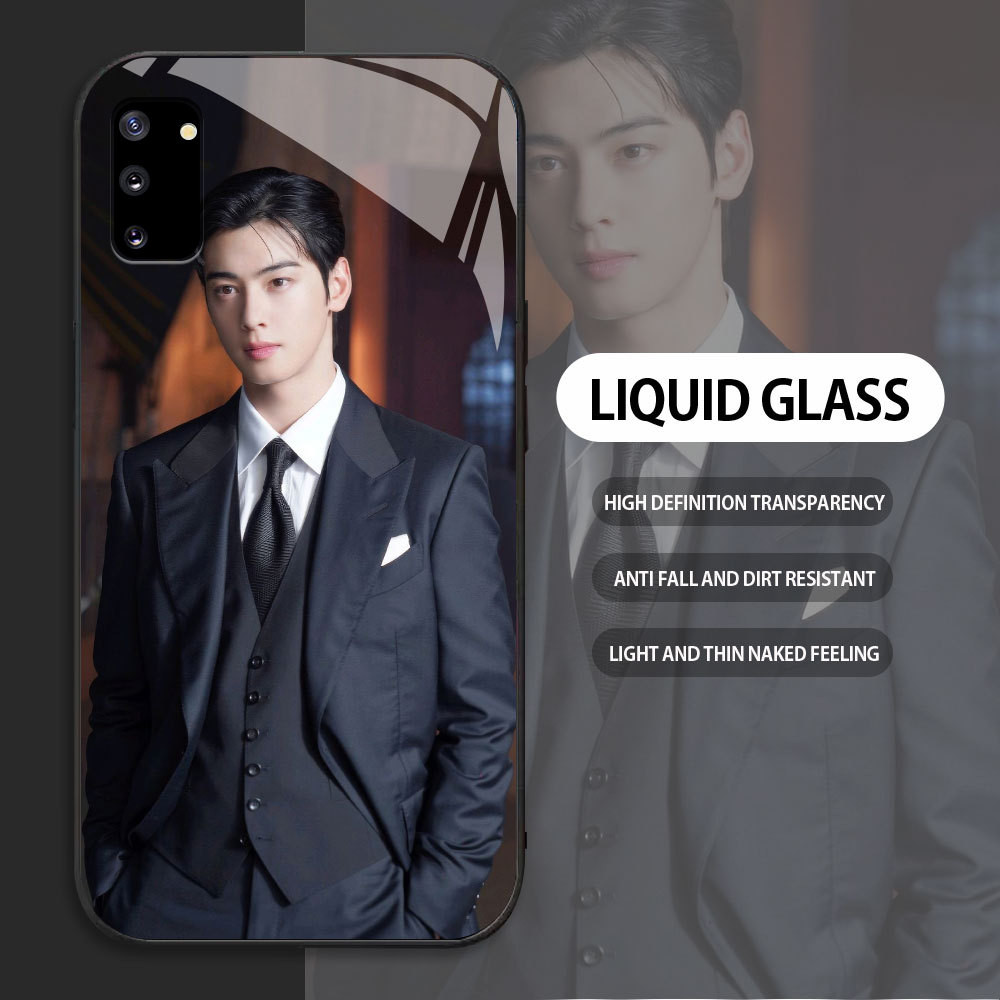 Tempered Glass case For Samsung Galaxy NOTE 9 10 Plus Pro ASTRO cha eun woo Casing HP Custom covers 
