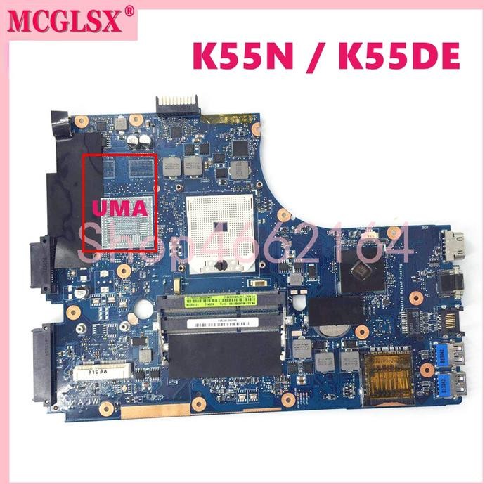 K55N Laptop Motherboard For ASUS K55N K55DE A55D K55DR Notebook Computer Mainboard DDR3 100% Fully T