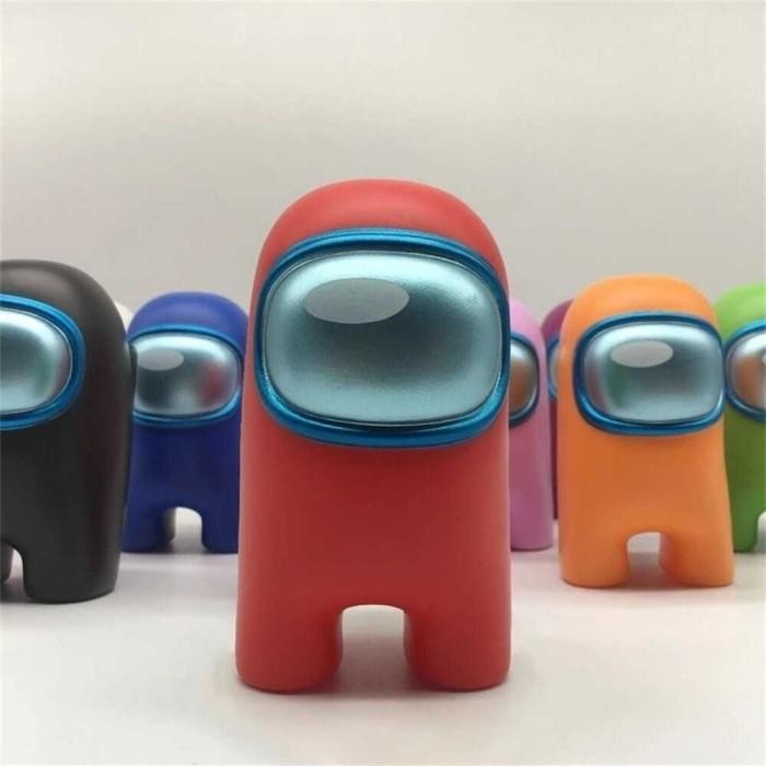 MAINAN BONEKA SQUISHY ACTION FIGURE PAJANGAN IMPOSTOR AMONG US GAME -beriestro19 *