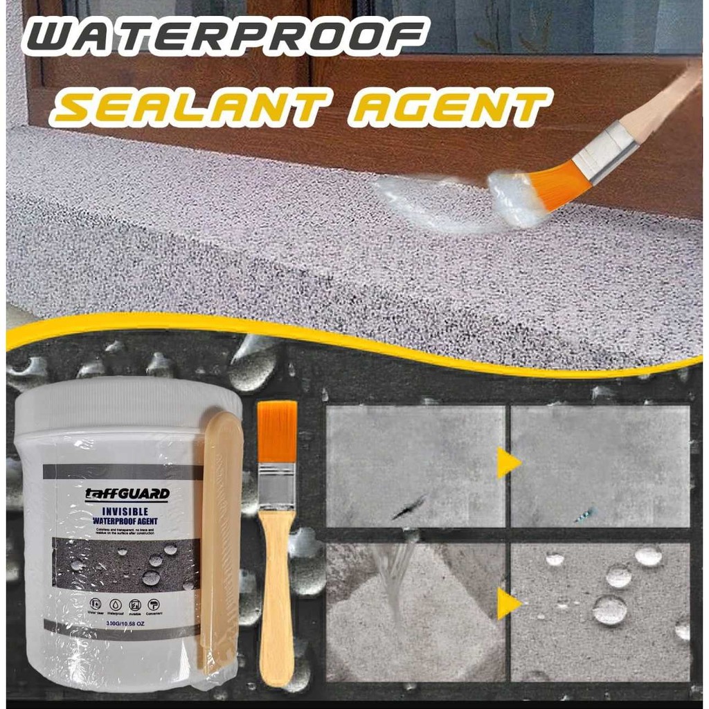 

TaffGUARD Lem Anti Bocor Rembes Waterproof Coating 300g with Brush - JS013