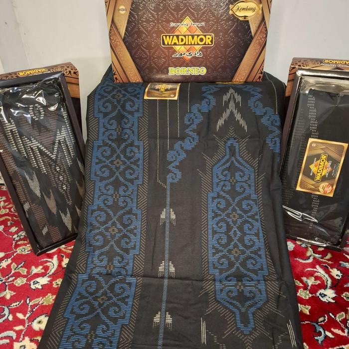 TERMURAH SARUNG WADIMOR DEWASA / SARUNG WADIMOR MOTIF BORNEO KEMBANG / SARUNG WADIMOR KEMBANG BORNEO