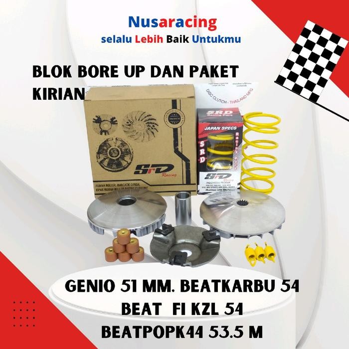 PULL PAKET KIRIAN BEAT KARBU Scoopy KARBU DAN RUMAH ROLLER ROLER RACING BEAT KARBU SCOOPY KARBU 13.5