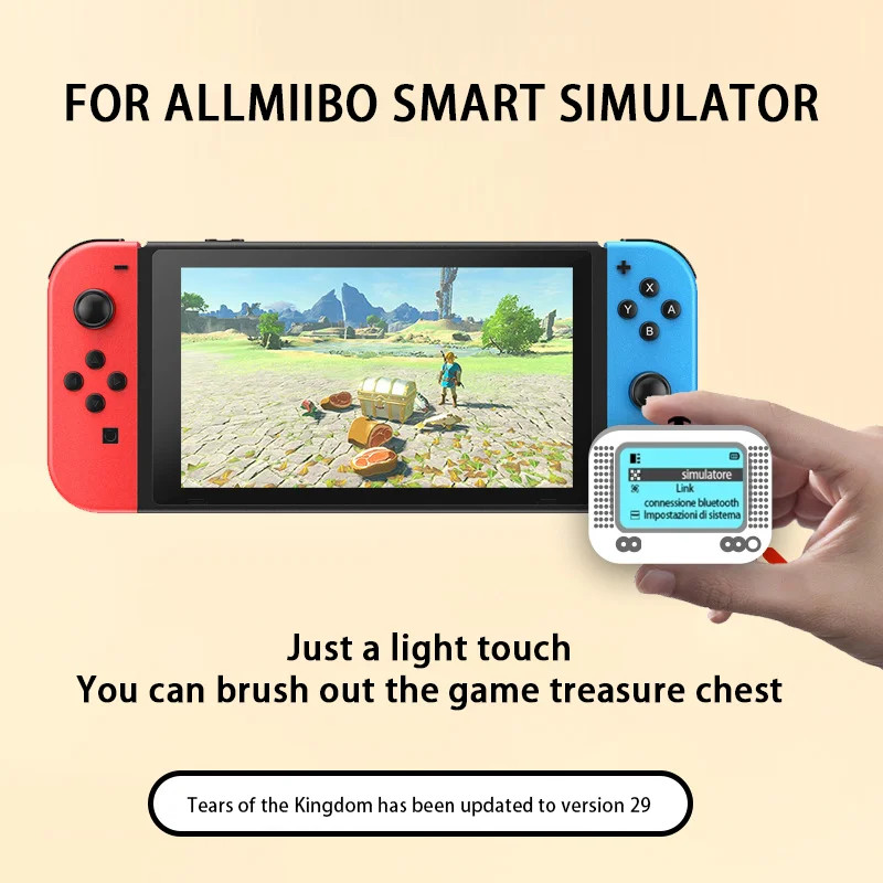 For Amiibo Pixl Emulator Simulator NFC Replacement Emulator Bluetooth-Compatible Game Emulator for
