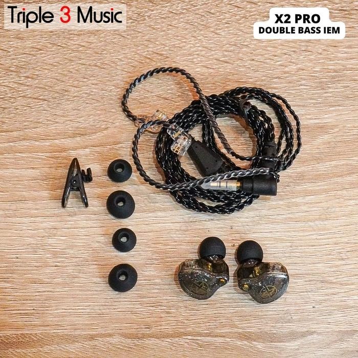 IEM X2 X2 Double Bass In Ear Monitor IEM Panggung