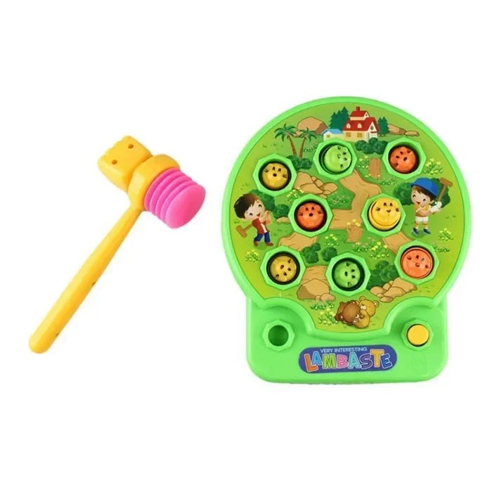 Knock on Animal Head Attack Hit Mole Whack Lambaste Mole Hamster Electronic Baby Kids Whack-a-mole