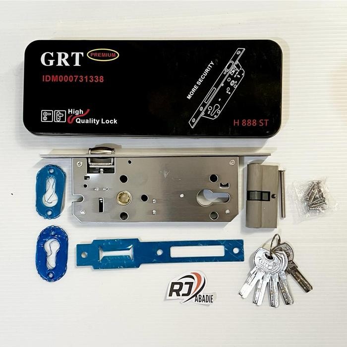Body Pelor Kunci Pintu Rumah Besar Stainless Set Grt Premium